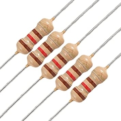 Điện Trở 10 KOhm 1/4W 5% 4 Vòng Màu TAIWAN ( số lượng 10 con )