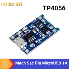 TP4056 Mạch Sạc Pin MicroUSB 1A