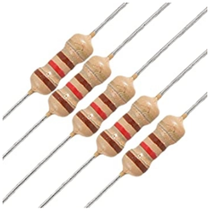 Điện trở 3 Kohm 1/4w 5% 4 vòng màu ( số lượng 50 con )