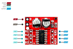 Mạch Điều Khiển Động Cơ MX1508 2-10VDC