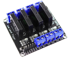 Mạch 4 Relay SSR G3MB-202P 24V Kích Mức Thấp