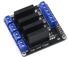 Mạch 4 Relay SSR G3MB-202P 12V Kích Mức Cao