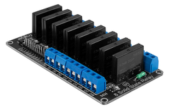 Mạch 8 Relay SSR G3MB-202P 5V Kích Mức Cao