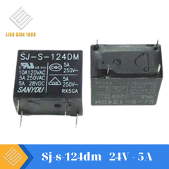 Sj-s-124dm relay 4 chân 24V 5A LOẠI TỐT