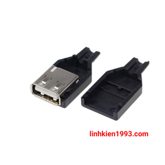 USB A Cái 4P kèm vỏ