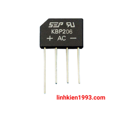 Diode cầu KBP206 2A 600V