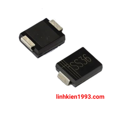 SS36 SMC Schottky 3.0A 60V