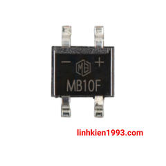 Diode cầu chỉnh lưu MB10F SOP-4 0.5A 1000V