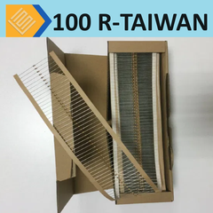 Điện trở 100R - TAIWAN 4 vòng màu 1/4 WAT [ SET 10 CON ]