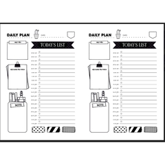 Sổ tay cute kế hoạch học tập 80 trang Study planner Ôn Luyện giao mẫu ngẫu nhiên