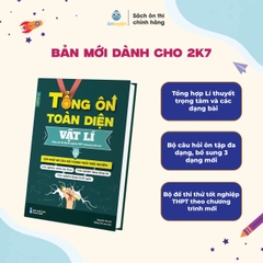 Lớp 12 (Ctr mới)- Sách TỔNG ÔN TOÀN DIỆN 5 môn:Toán, Lí, Hóa, Anh,Văn bám sát đề thi Tốt nghiệp THPT