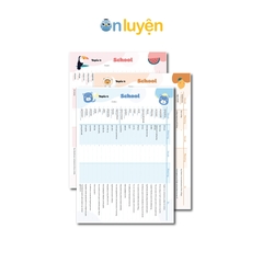 Set 150 tờ TAKENOTE 3000 từ vựng Tiếng Anh theo chủ đề thông dụng nhất - Nhà sách Ôn luyện