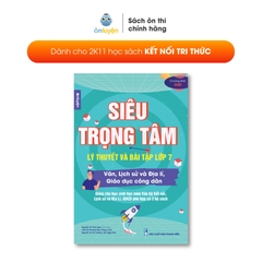 Lớp 7 (Bộ Kết nối )- Combo 2 Sách Siêu trọng tâm TOÁN, TIẾNG ANH, KHTN và Văn, Khoa học xã hội lớp 7- Nhà sách Ôn luyện