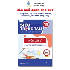 Lớp 11 (bộ Kết nối tri thức, Chân trời, Cánh diều)- sách Siêu trọng tâm Lí Hóa Sinh - Nhà sách Ôn luyện