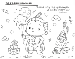 Sách Tô màu Văn chương - Chủ đề: Lý tưởng sống - Nhà sách Ôn luyện