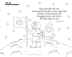 Sách Tô màu Văn chương - Chủ đề: Lý tưởng sống - Nhà sách Ôn luyện