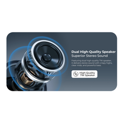 Loa Bluetooth HAVIT SK810BT, BT 5.3, Công Suất 7W*2, Kháng IPX5, Âm Thanh Vòm Sống Động, Nghe Đến 8H - Hàng Chính Hãng