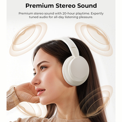 Tai Nghe Bluetooth Headphone HAVIT H619BT, BT 5.4, Màng Loa 40mm, Nút Nhấn Điều Khiển, Nghe Nhạc Đến 20H - Hàng Chính Hãng