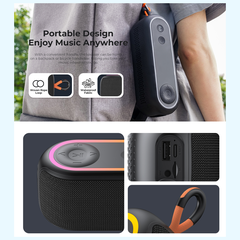 Loa Bluetooth HAVIT SK810BT, BT 5.3, Công Suất 7W*2, Kháng IPX5, Âm Thanh Vòm Sống Động, Nghe Đến 8H - Hàng Chính Hãng