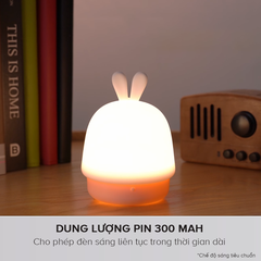 Đèn Ngủ Điều Chỉnh Độ Sáng Havit AD003 - Chính Hãng BH 12 Tháng Dizigear (Màu Hồng)
