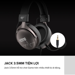 Tai Nghe Gaming Headphone HAVIT H2010D, Driver 50mm, Thiết Kế Khung Thép, Mic Khử Ồn  - Chính Hãng BH 12 Tháng Dizigear