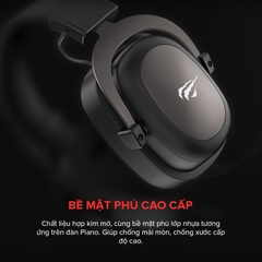 Tai Nghe Gaming Headphone HAVIT H2002D, Driver 53mm, Bề Mặt Phủ Cao Cấp, Mic Khử  - Chính Hãng BH 12 Tháng Dizigear