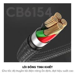 Cáp Sạc C to Lightning HAVIT CB6154 Độ Dài 1.2m, Sạc Nhanh PD 20W, Chất Liệu PVC Cao Cấp - Hàng Chính Hãng (Trắng)