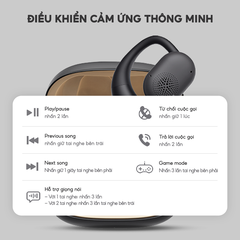 Tai Nghe TWS OWS Fit1, BT 5.3, Driver 16.2mm, Thiết Kế Open-ear Thời Trang, IPX5, Nghe Đến 21H - Hàng Chính Hãng