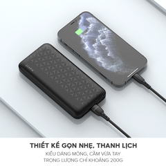 Pin Sạc Dự Phòng HAVIT PB63, Dung Lượng 10.000 mAh, Họa Tiết Kim Cương Độc Đáo, Gọn Nhẹ, Tiện Lợi - Hàng Chính Hãng