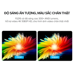 Máy Chiếu HAVIT PJ216 Pro, Full HD 4k, Android 9.0, Tự Động Điều Chỉnh Thông Minh - Chính Hãng BH 12 Tháng