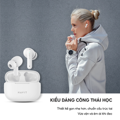 Tai Nghe TWS HAVIT TW967 Pro, Phiên Bản Nâng Cấp, BT 5.3, Thiết Kế Gọn Nhẹ, Màng loa 10mm, Nghe Đến 5H - Hàng Chính Hãng