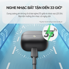 Tai Nghe TWS HAVIT Life 01T, BT 5.4 Gọn Nhẹ, Màng Loa 13mm, Công Nghệ AI Khử Ồn, Nghe Đến 33H - Hàng Chính Hãng