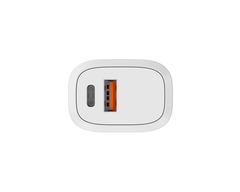 Cốc Sạc 2 Cổng HAVIT UC166, Sạc Nhanh Type C Power Delivery 20W, Cổng USB-A 12W - Hàng Chính Hãng (Trắng)