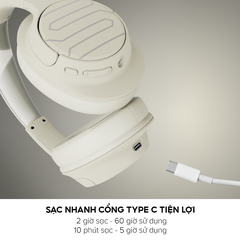 Tai Nghe Headphone Bluetooth Soul Ultra Wireless 2, BT 5.2, Low Latency 60ms, Nghe Đến 60 giờ - Chính Hãng BH 12 Tháng Dizigear