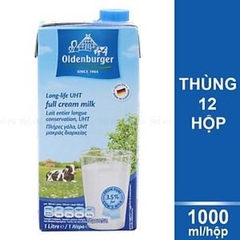 Sữa tươi Oldenburger thùng 12 hộp 1 lít