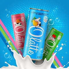 Nước uống OLATTE vị đào/ mật ong chanh