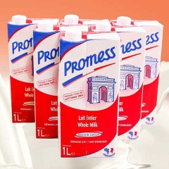 Sữa tươi nguyên kem Promess thùng 12 hộp 1 lít