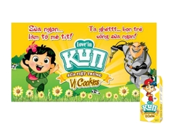 Sữa tươi Kun Cookies 180ml