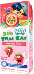 Sữa trái cây KUN dâu 180ml