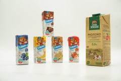 Sữa tươi Toptyzhka vị dâu- vani-chuối-socola-việt quất