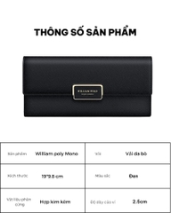 Ví Cầm Tay Nữ Hàng Hiệu William Polo Mono GLW1162