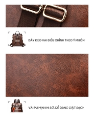 Balo Da Nữ Thời Trang Cao Cấp Danbaoly Mesi GLB1154