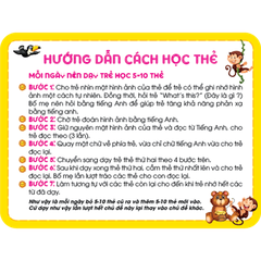 Thẻ Học Thông Minh Song Ngữ Anh - Việt - Động Vật Hoang Dã