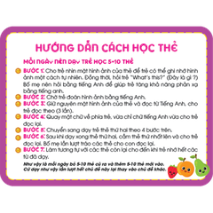 Thẻ Học Thông Minh Song Ngữ Anh - Việt - Các Loại Quả