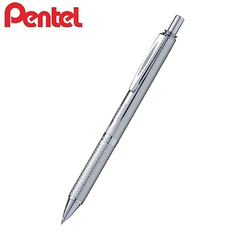 Bút Ký Pentel BL407-C Mực Xanh, Thân Mạ Bạc