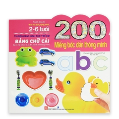 200 Miếng Bóc Dán Thông Minh - Bảng Chữ Cái