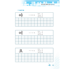 Tập Viết Tiếng Hàn Hiện Đại