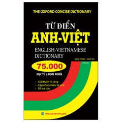 Từ Điển Anh - Việt 75.000 Mục Từ Và Định Nghĩa