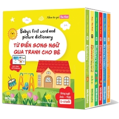 Combo 6 Cuốn Baby’S First Word And Picture Dictionary - Từ Điển Song Ngữ Qua Tranh Cho Bé