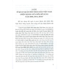 Luật Sĩ Quan Quân Đội Nhân Dân Việt Nam (Hiện Hành) (Sửa Đổi, Bổ Sung Năm 2008, 2014, 2019)
